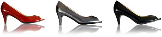 Kiki Peep Toe Pump In Men's Sizes - More Details