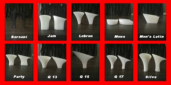 Custom Shoe Heel Choices