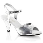 3" Silver Sandals Belle 309